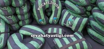 kocaelispor seyahat yastığı, oto boyun yastığı uyku bandı